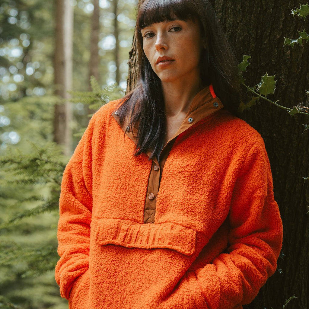 Womens Element Sherpa Jumper Orange