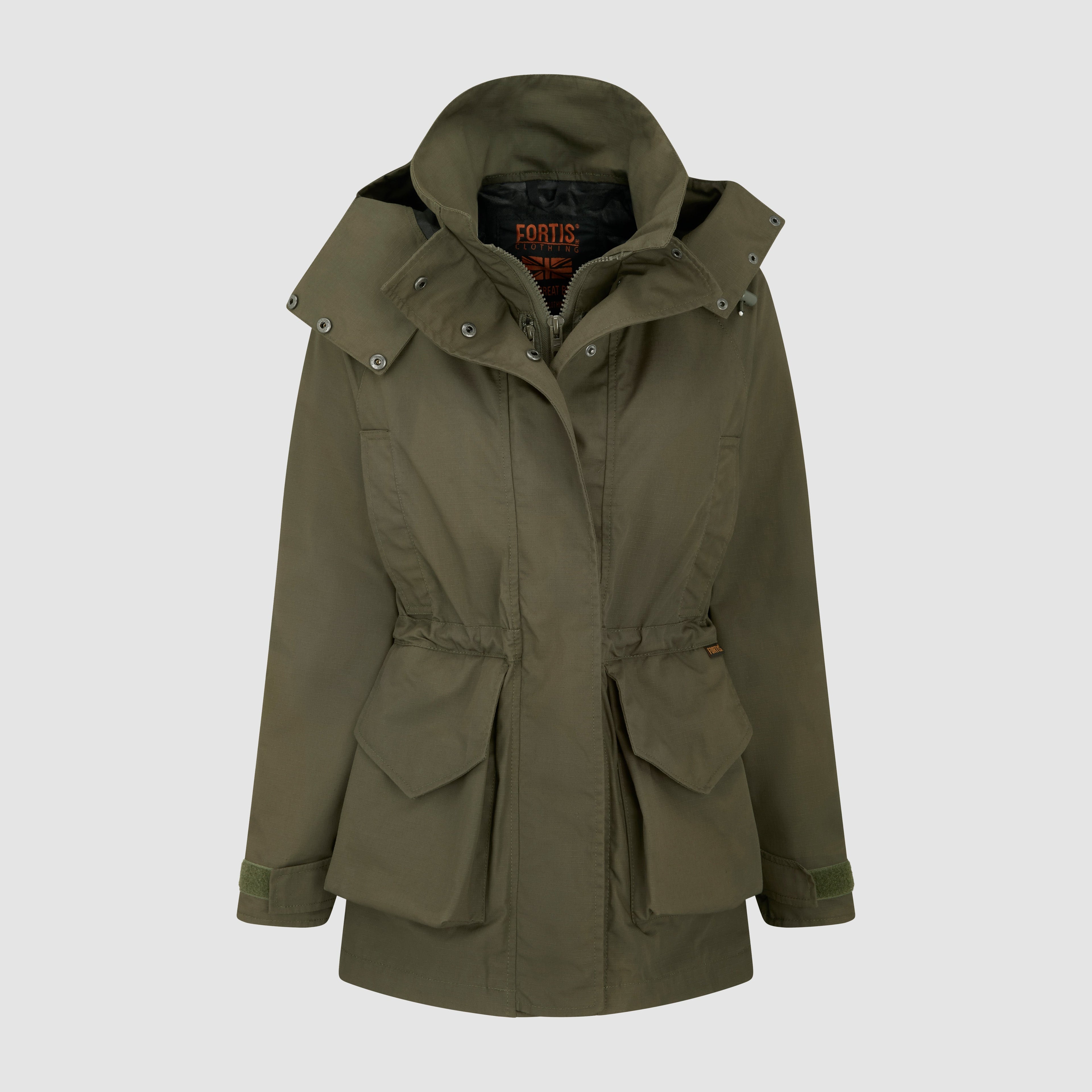 Womens Forester Coat Olive Green