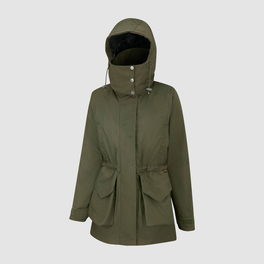 Womens Forester Coat Olive Green