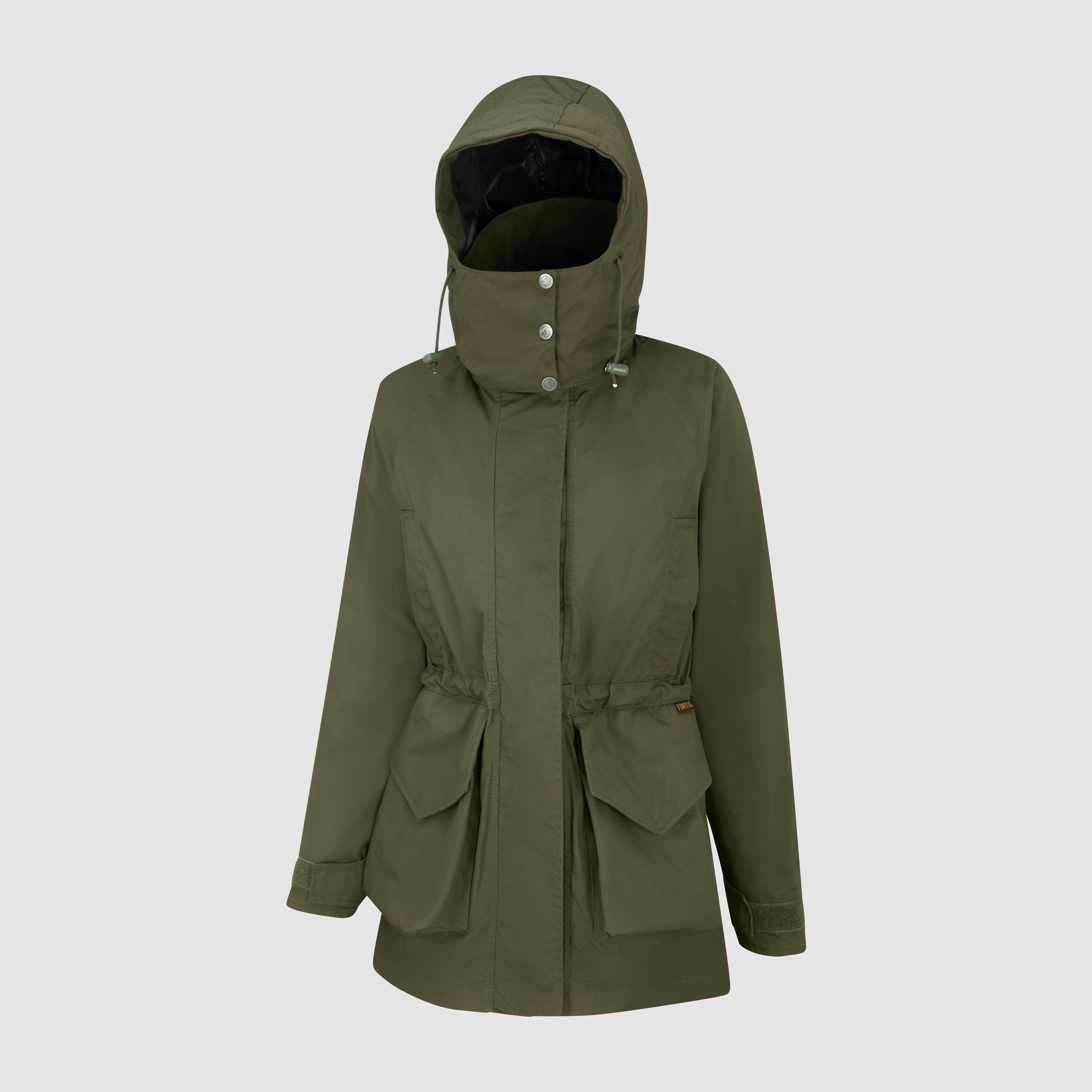 Womens Forester Coat Olive Green