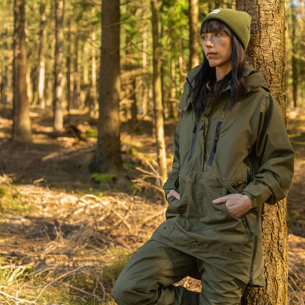 Womens Classic Field Smock Black