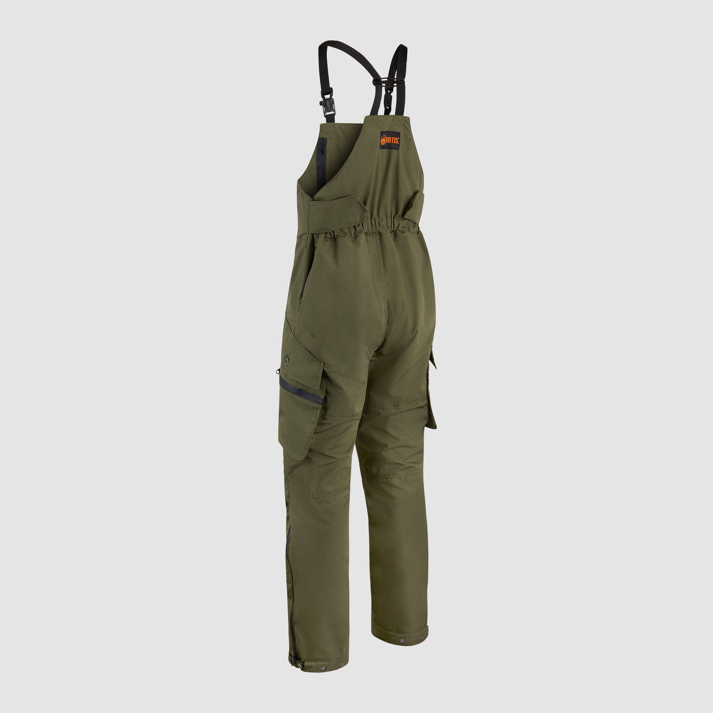 Mens Bib and Brace Olive Green