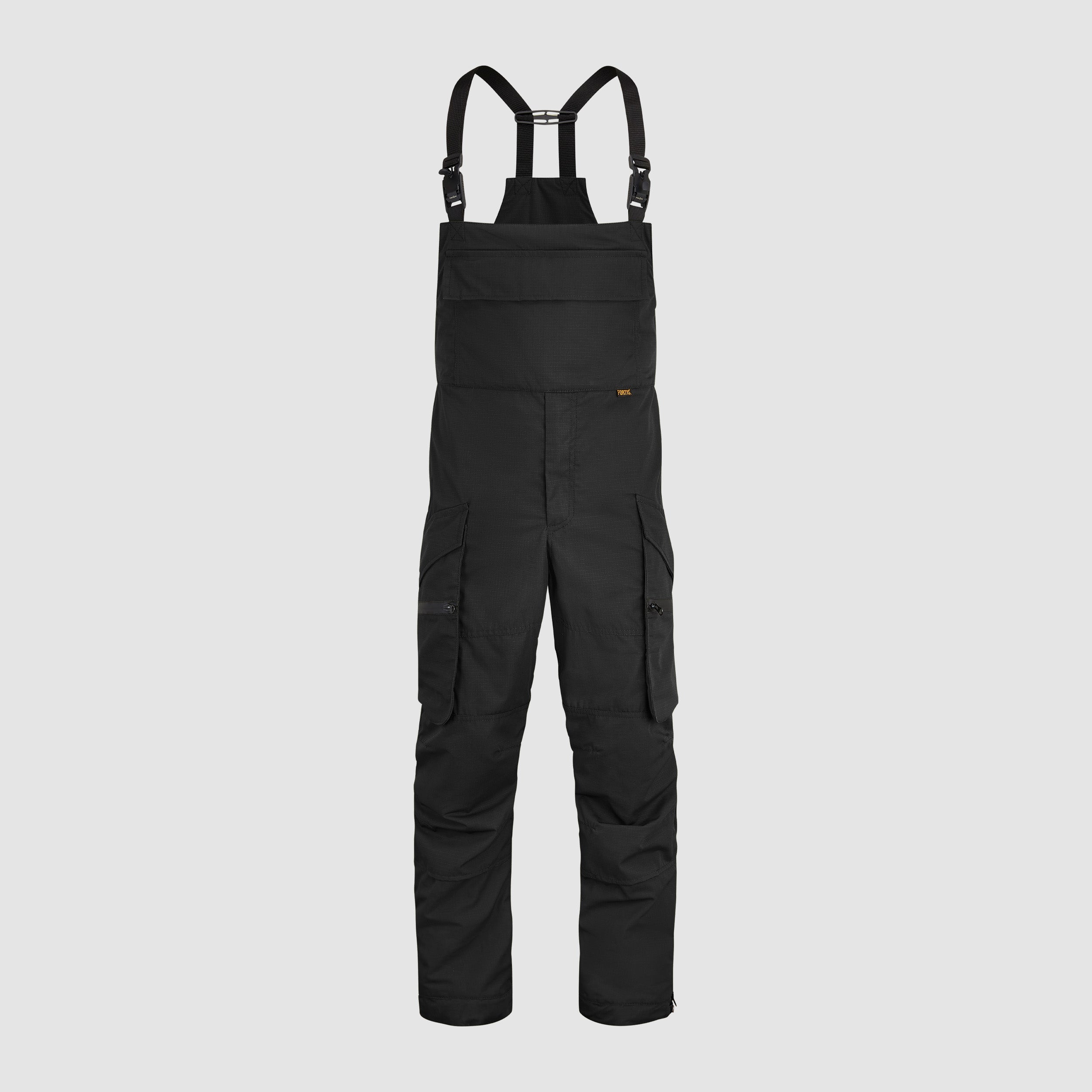 Mens Bib and Brace Black