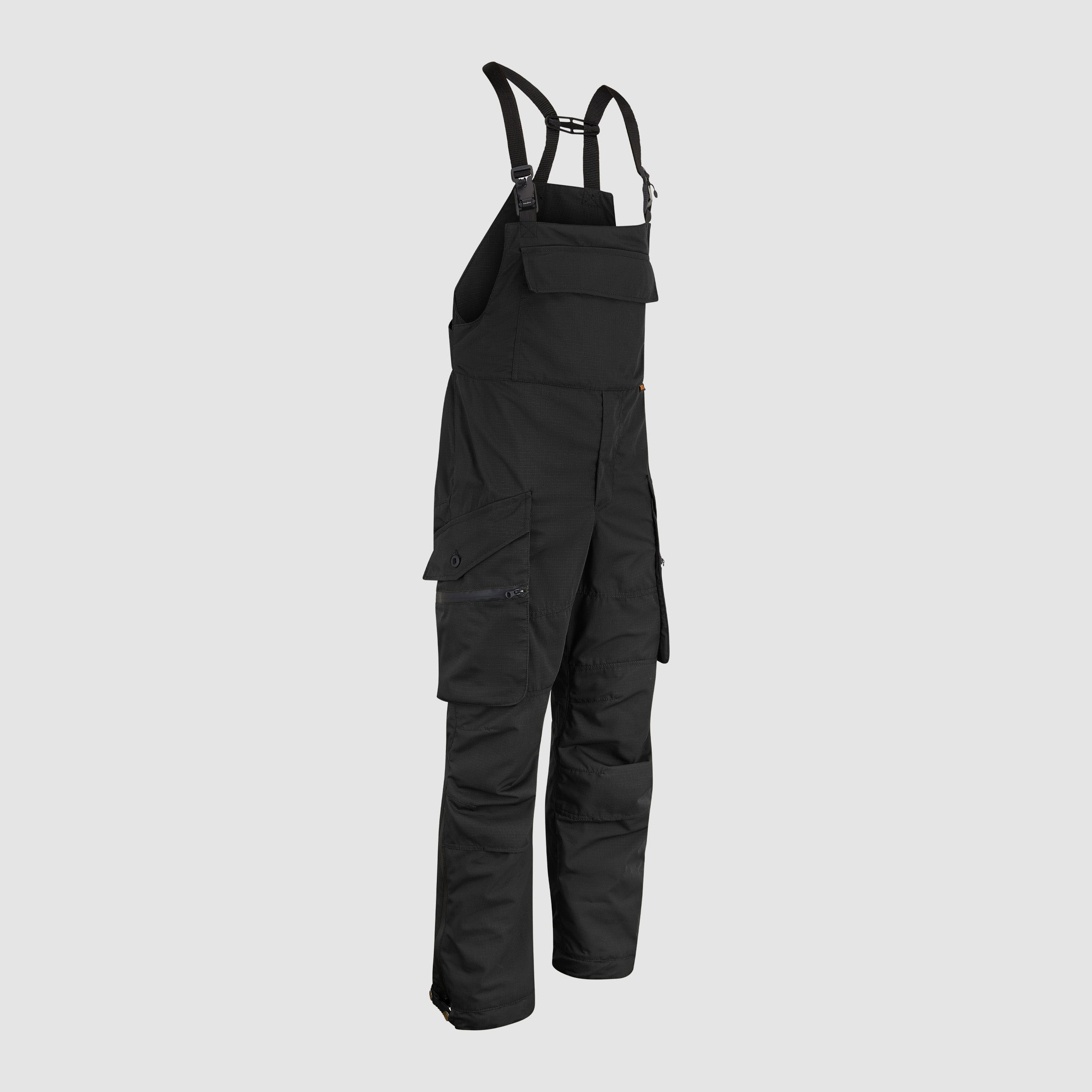 Mens Bib and Brace Black