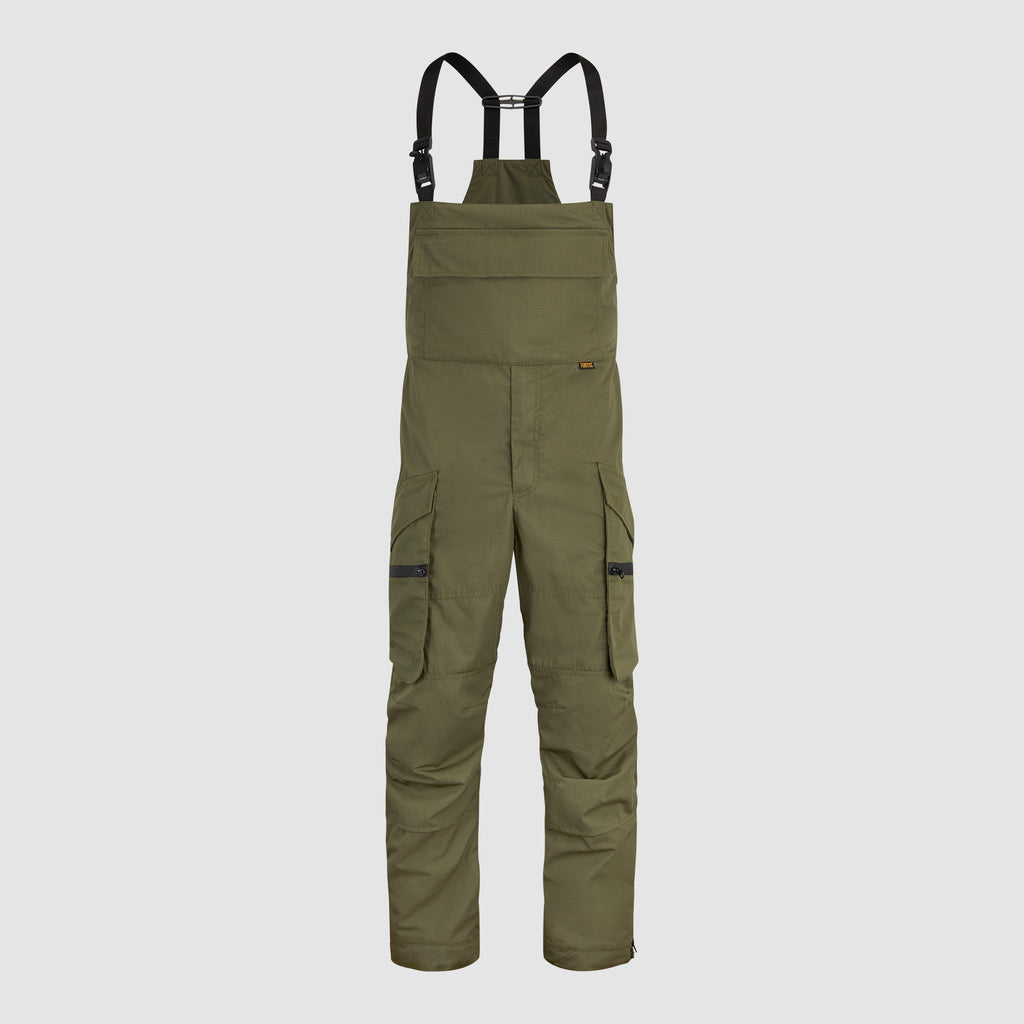 Mens Bib and Brace Olive Green