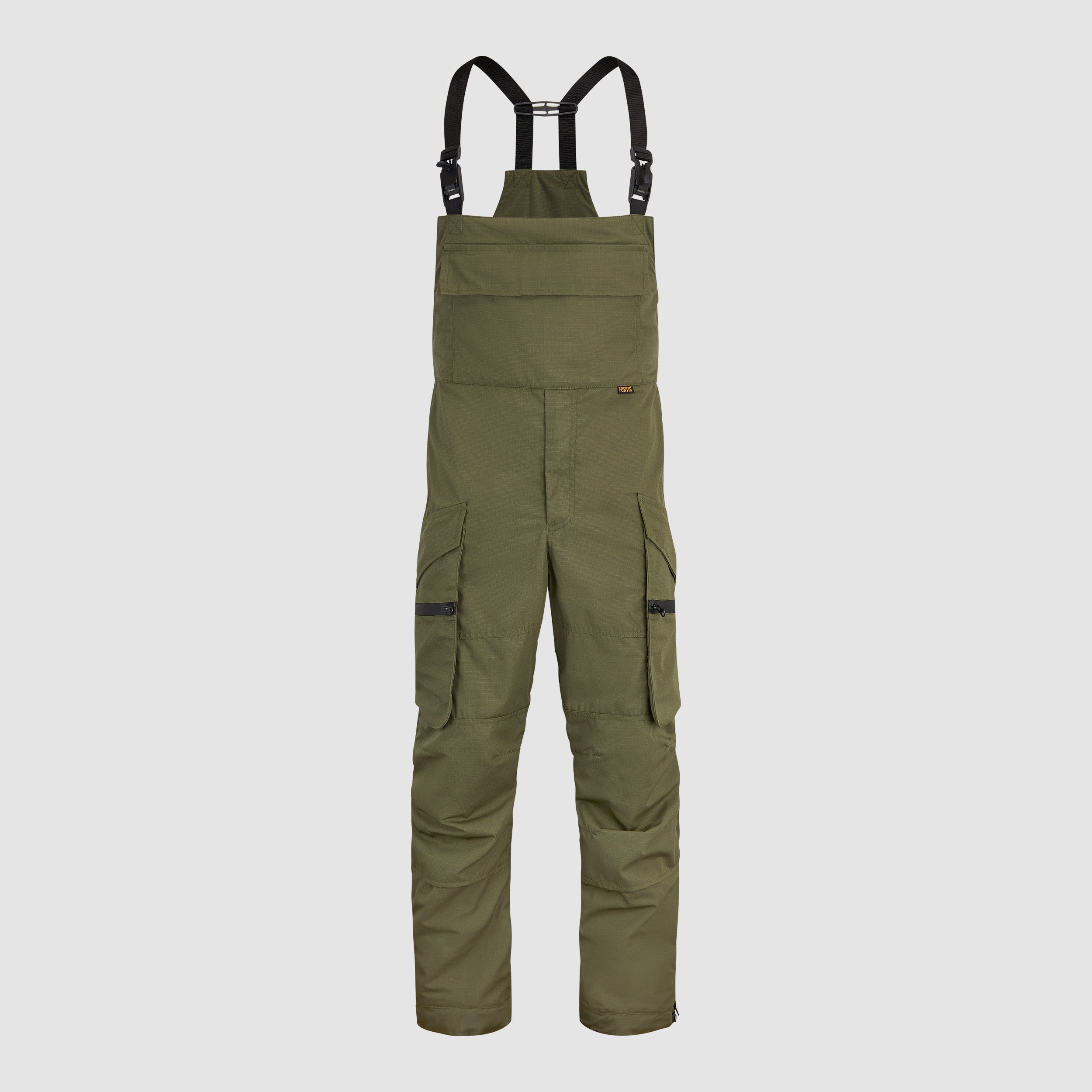 Mens Bib and Brace Olive Green