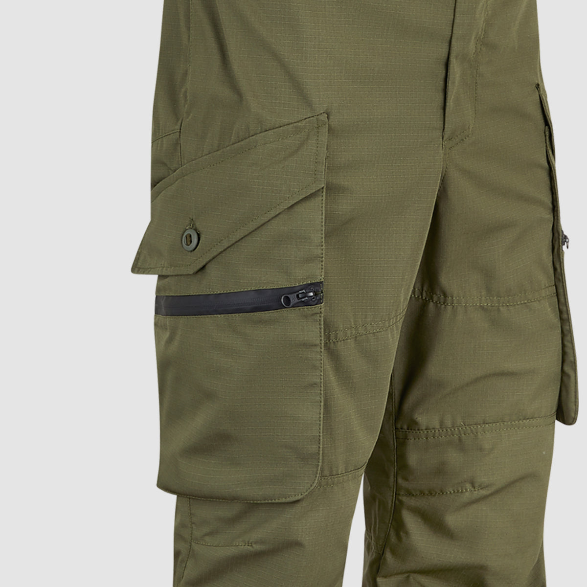 Mens Bib and Brace Olive Green