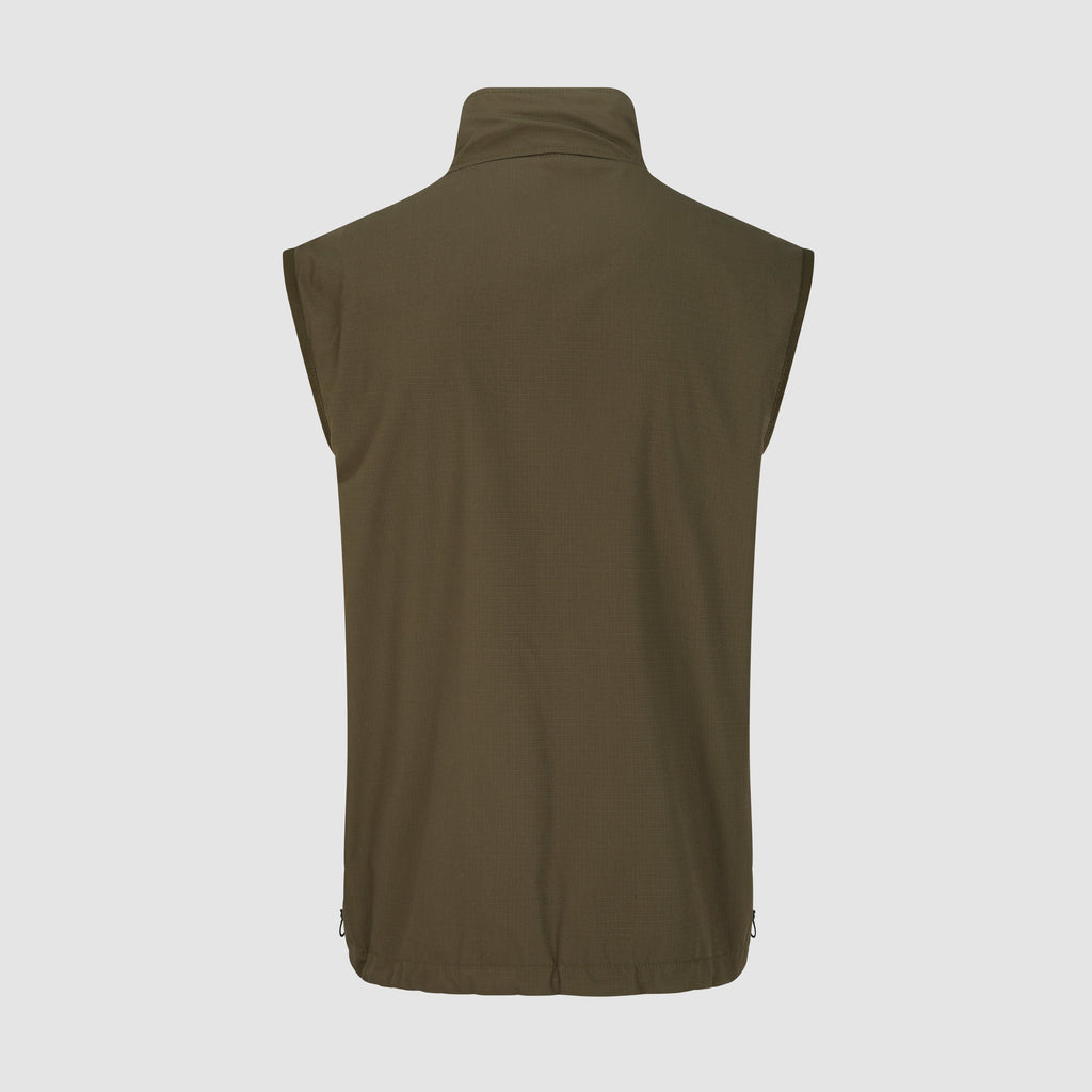Mens Explorer Gilet Olive Green