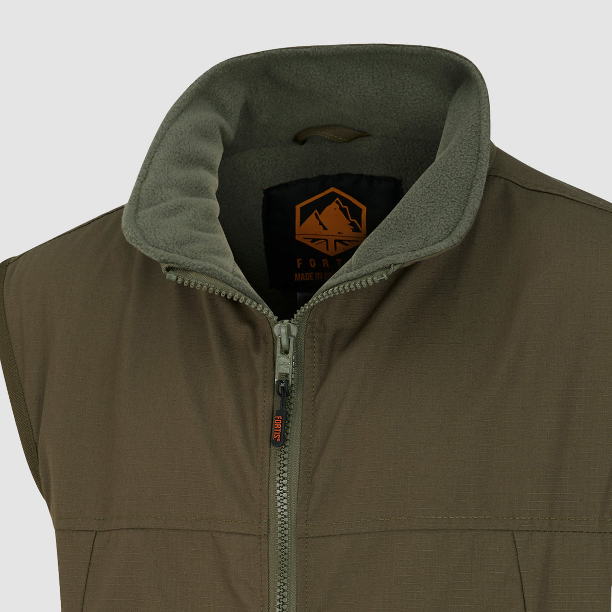 Mens Explorer Gilet Olive Green