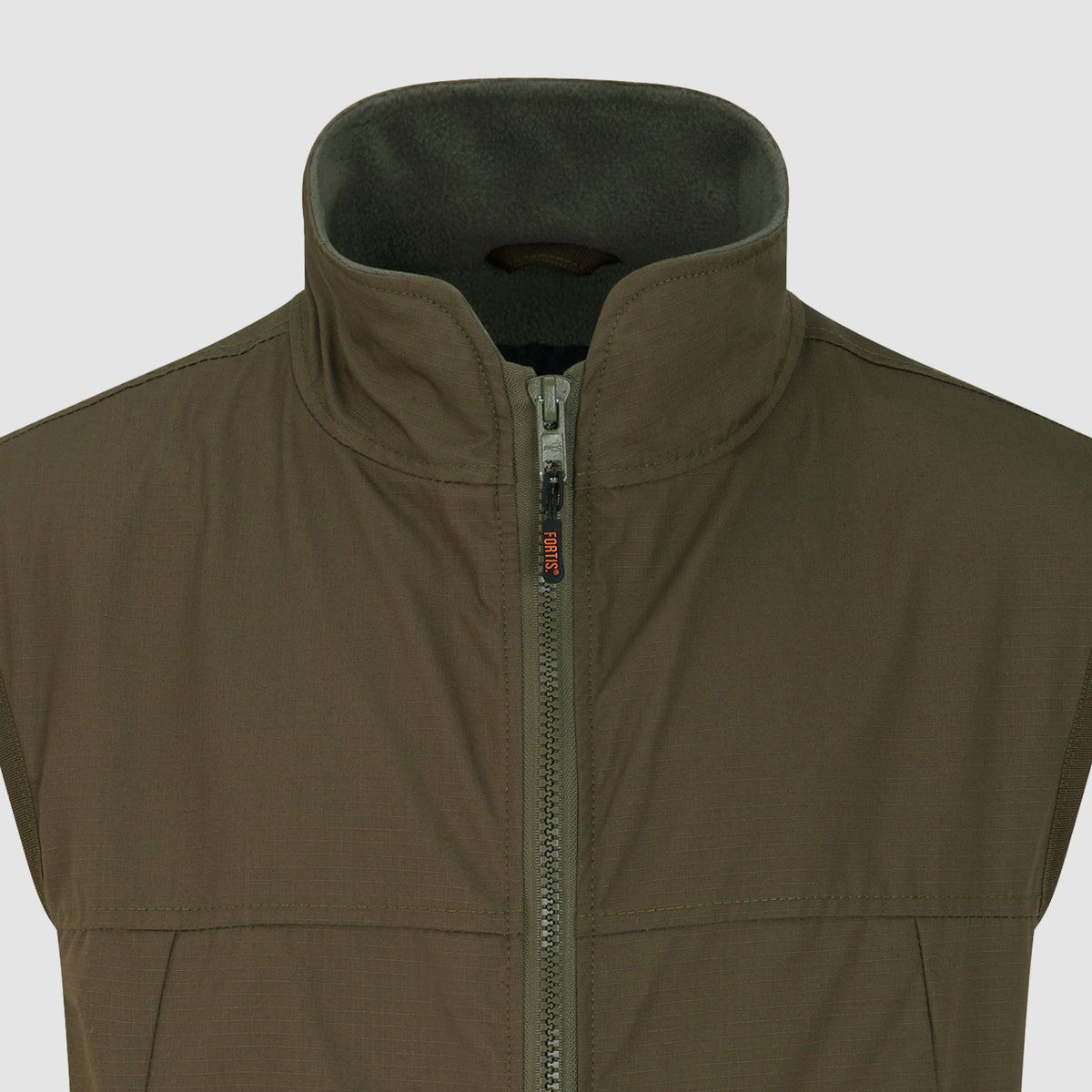 Mens Explorer Gilet Olive Green