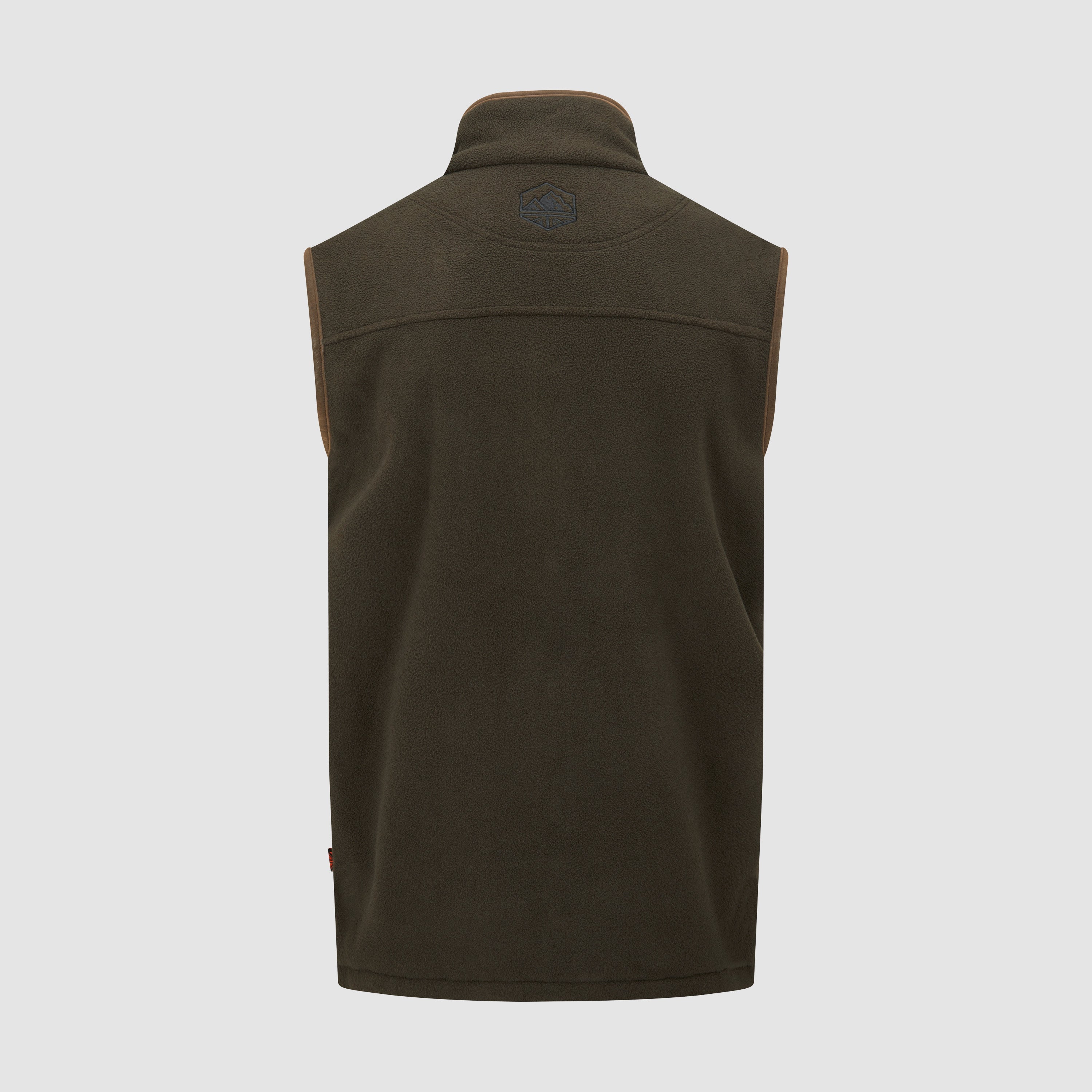 Mens Green Vellus Fleece Gilet