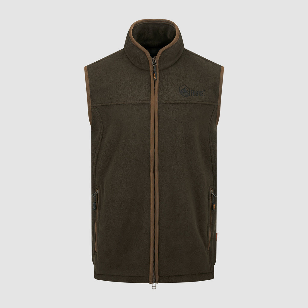 Mens Green Vellus Fleece Gilet