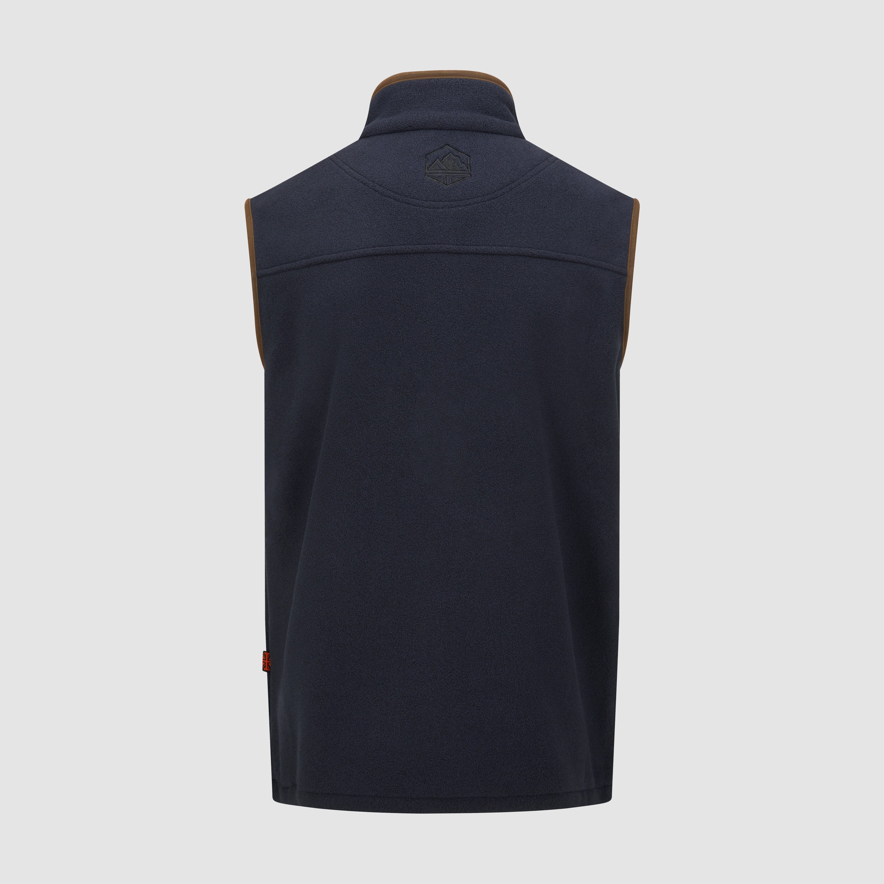 Mens Navy Vellus Fleece Gilet