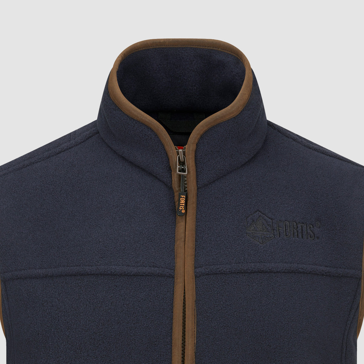 Mens Navy Vellus Fleece Gilet