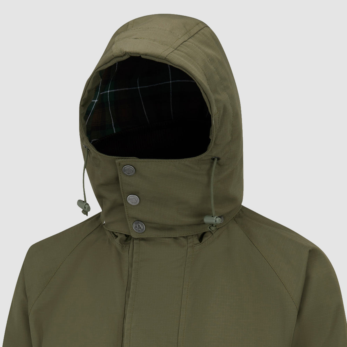 Mens Highland Coat Olive Green