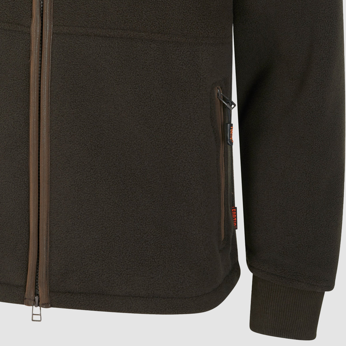 Mens Green Opus Fleece Jacket