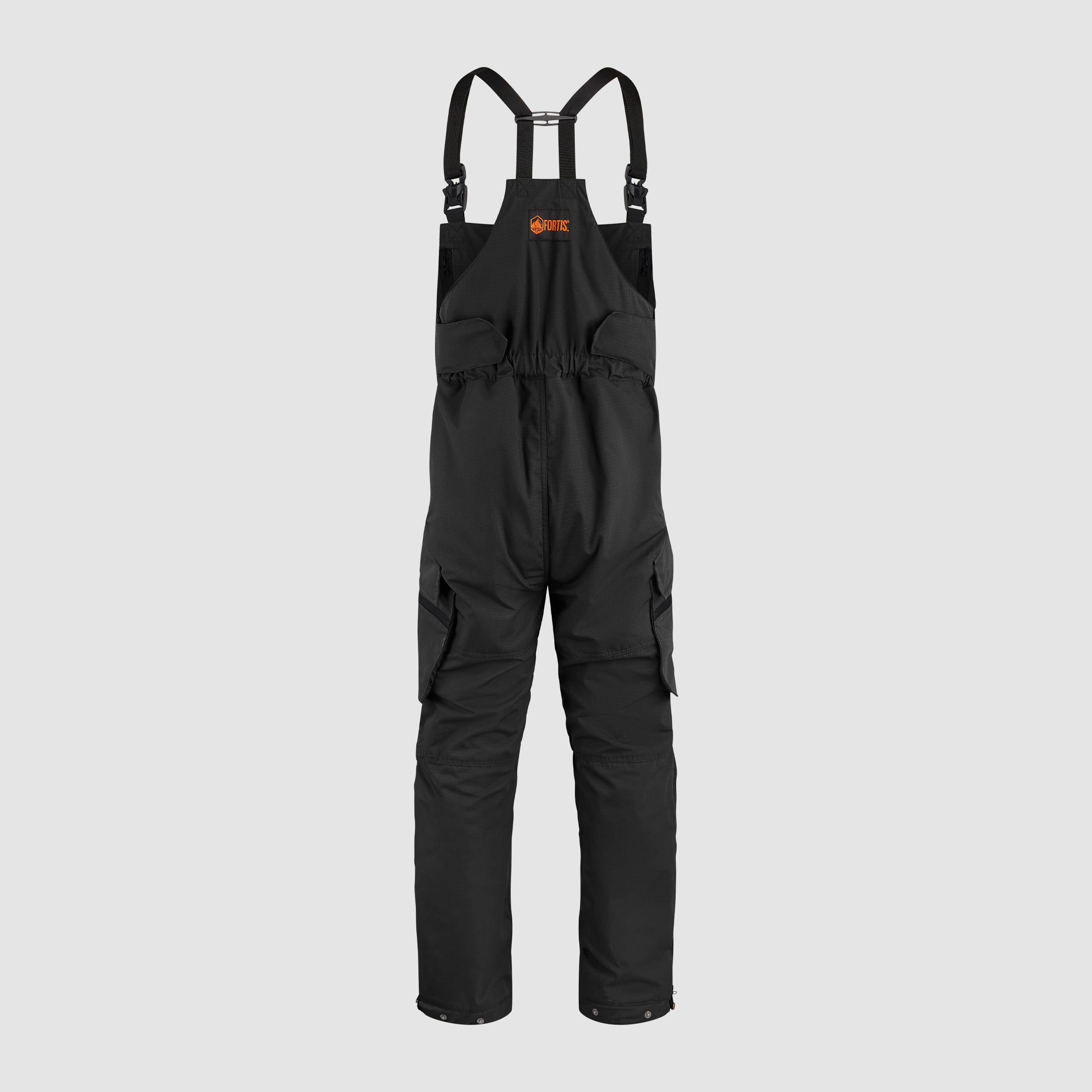 Mens Bib and Brace Black
