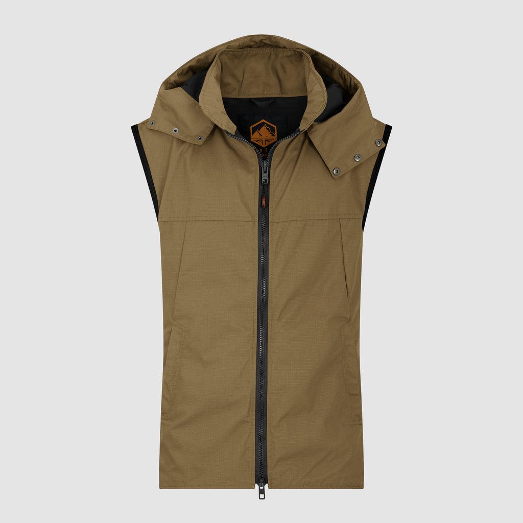 Mens Waterproof Explorer Gilet Coyote