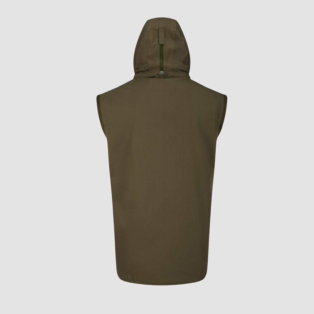 Mens Waterproof Explorer Gilet Olive Green