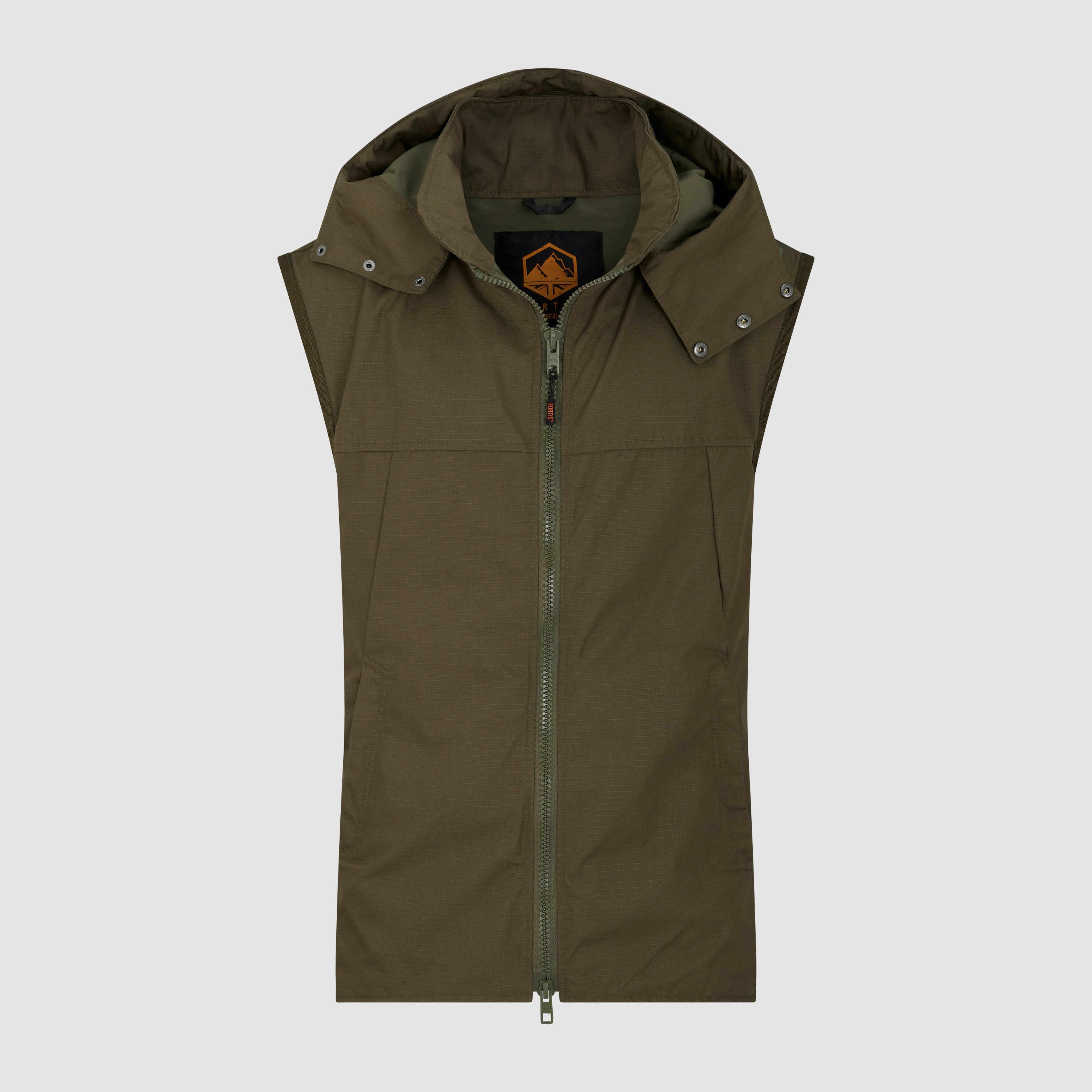 Mens Waterproof Explorer Gilet Olive Green