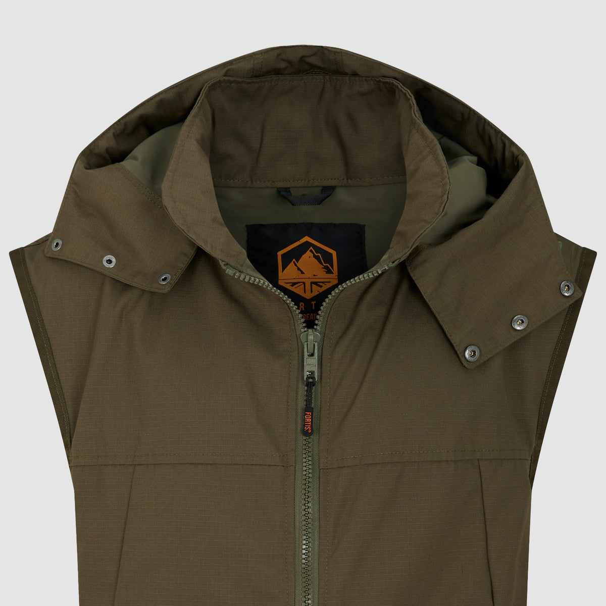 Mens Waterproof Explorer Gilet Olive Green