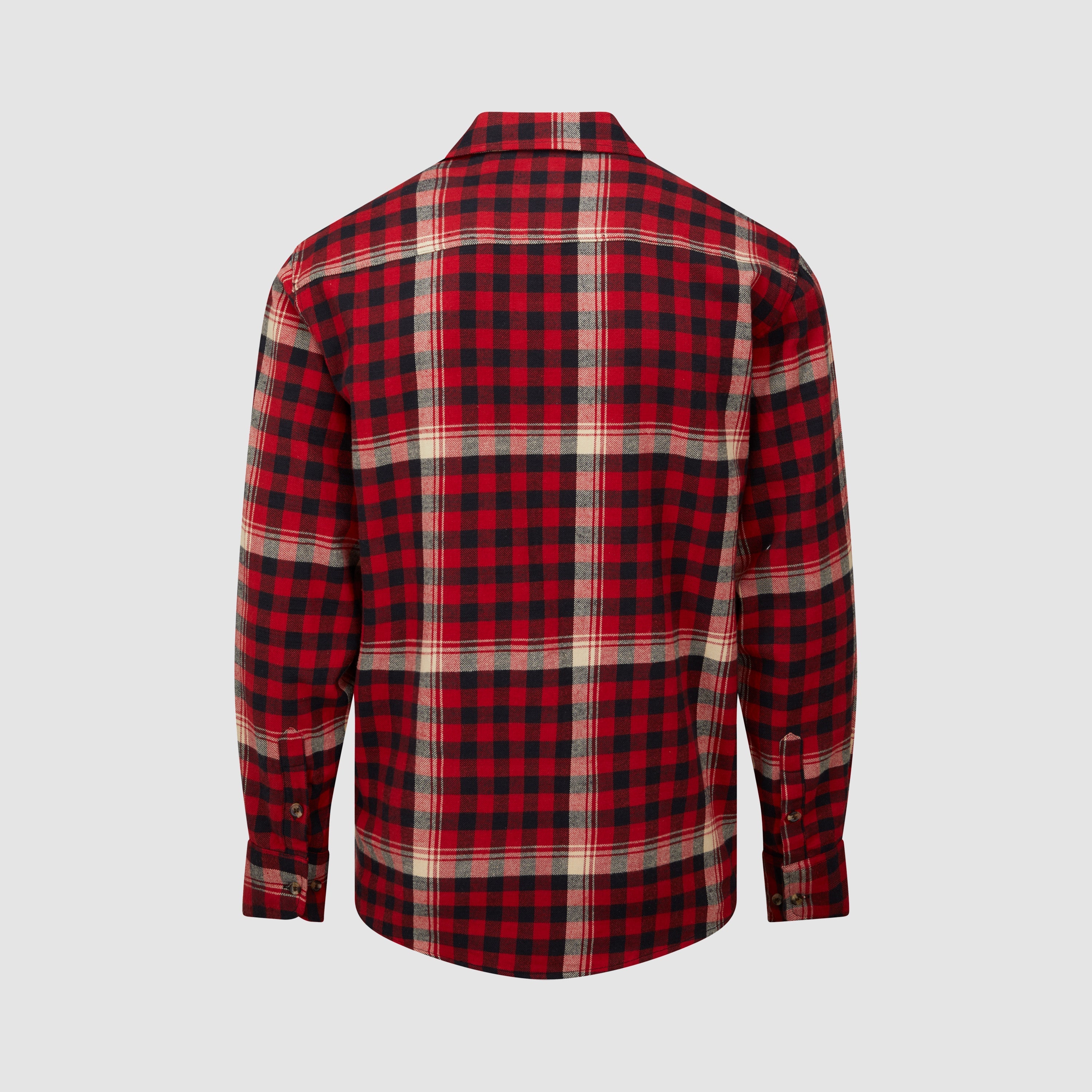 Ligna Checked Flannel Shirt Red