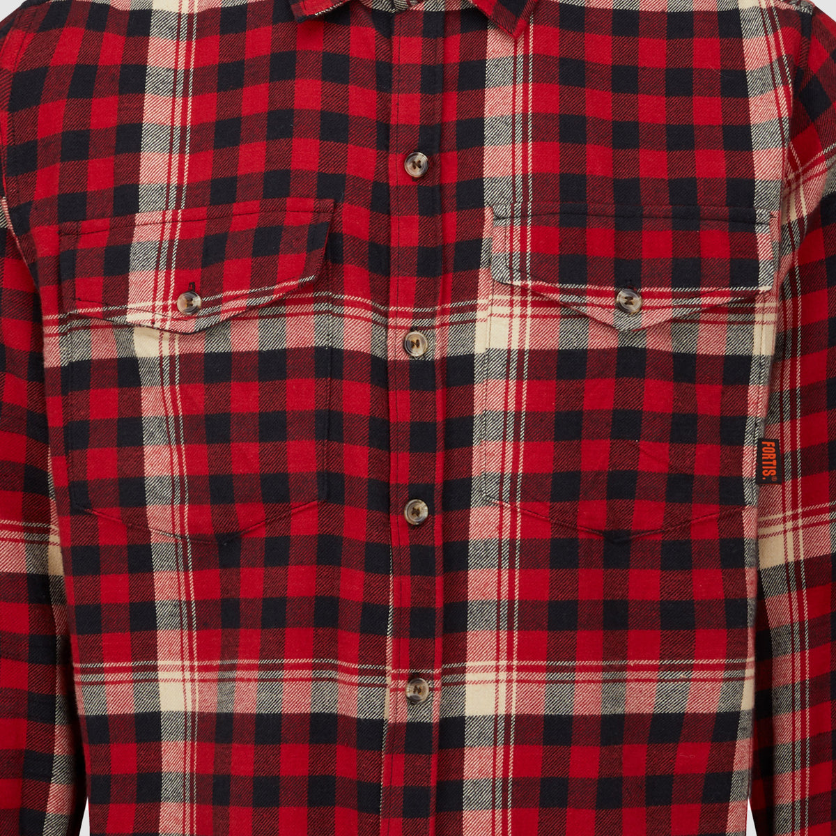 Ligna Checked Flannel Shirt Red