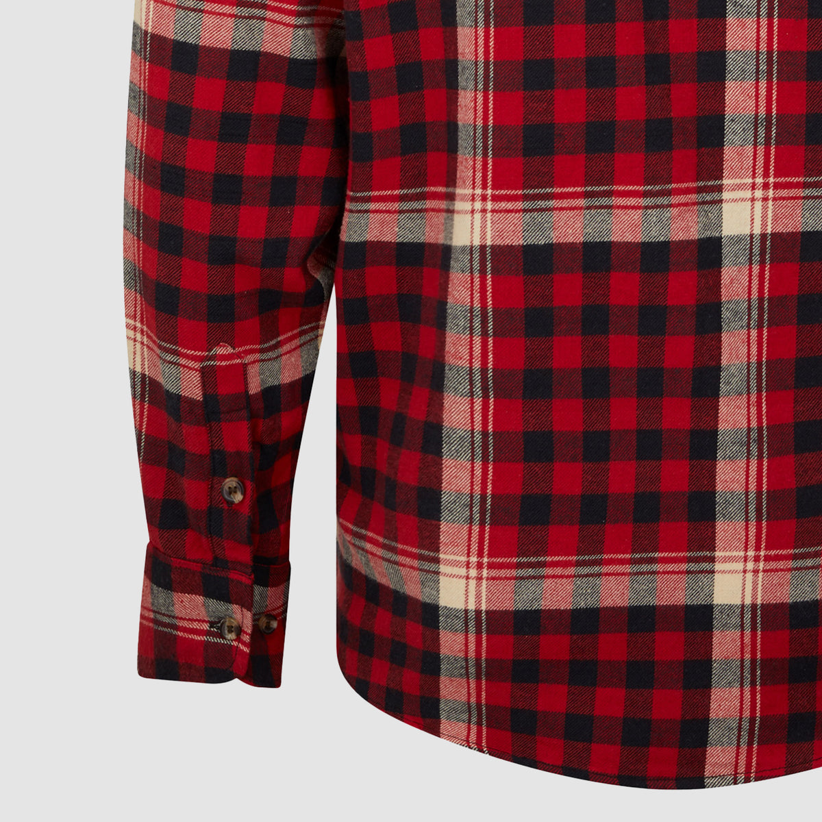 Ligna Checked Flannel Shirt Red
