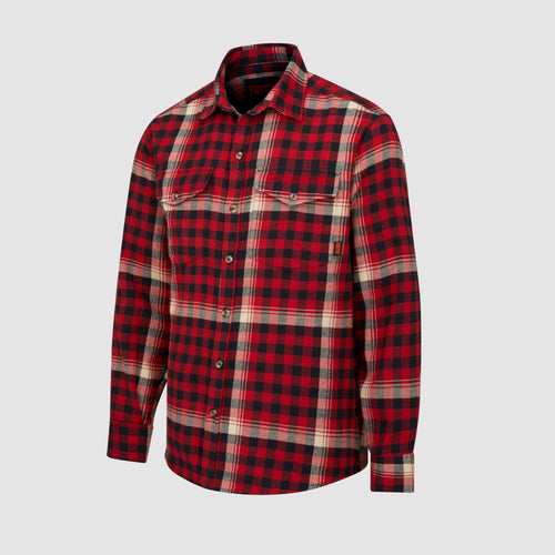 Ligna Checked Flannel Shirt Red