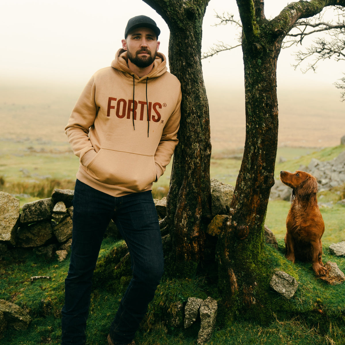 Terra Embroidered Hoodie Coyote