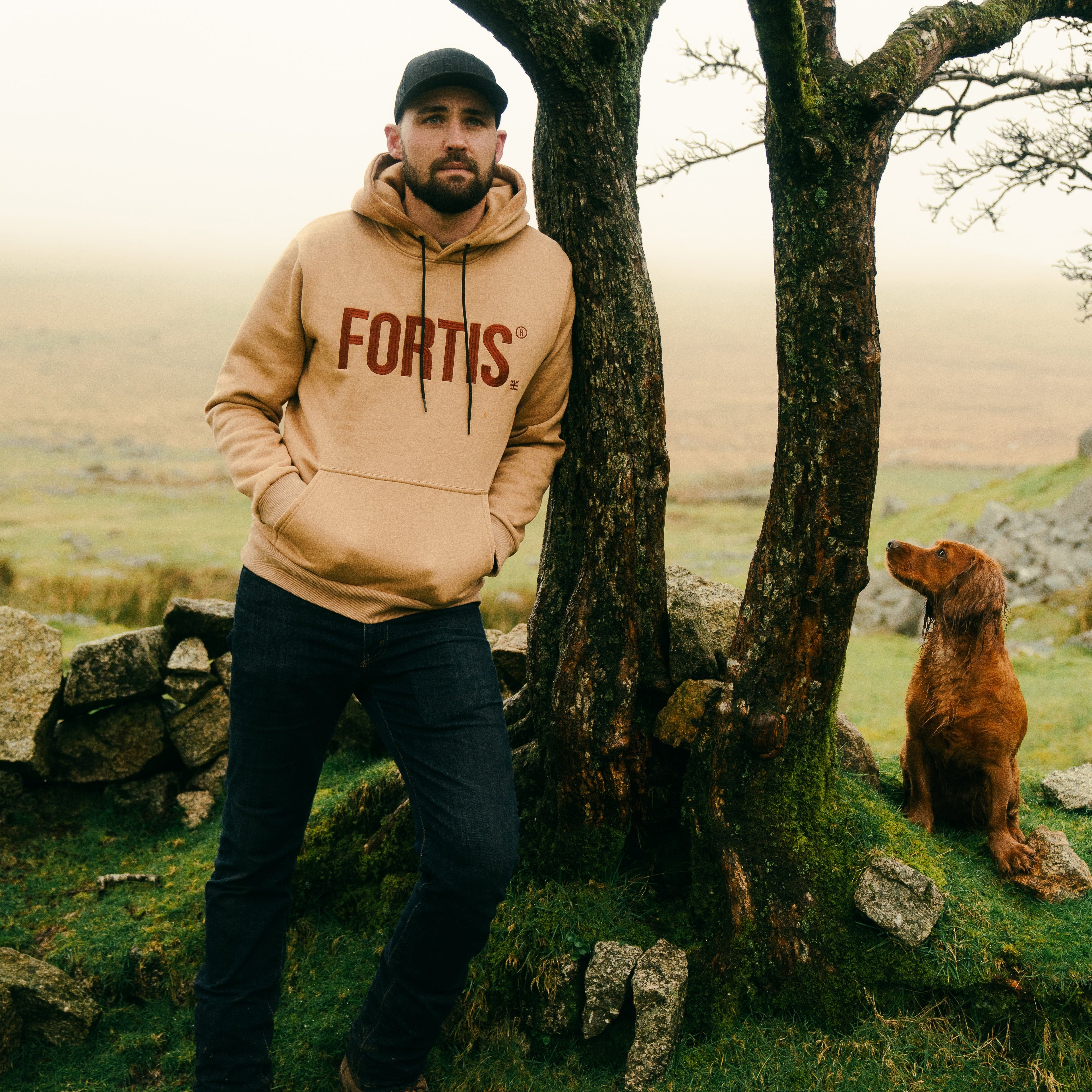 Terra Embroidered Hoodie Coyote