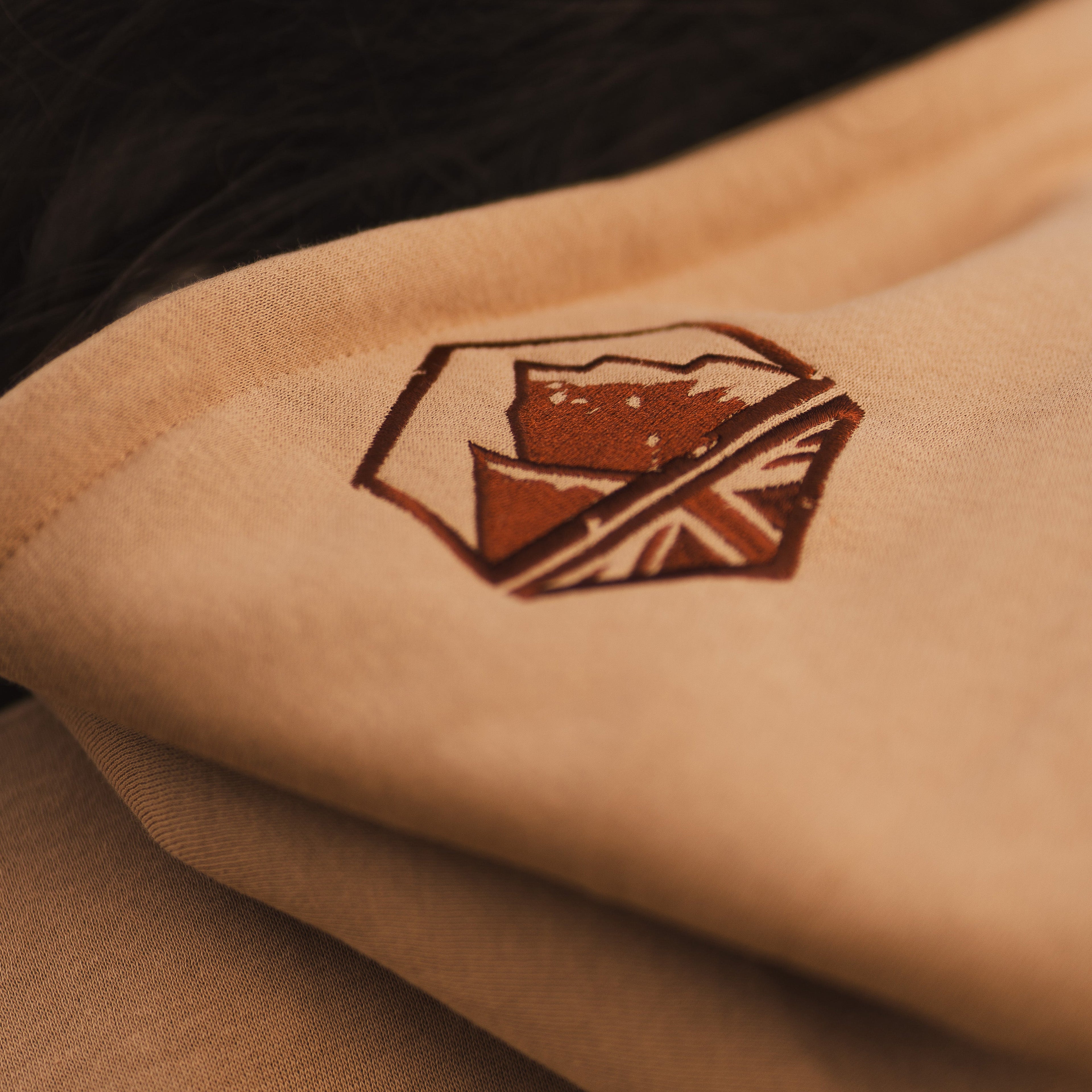 Terra Embroidered Hoodie Coyote