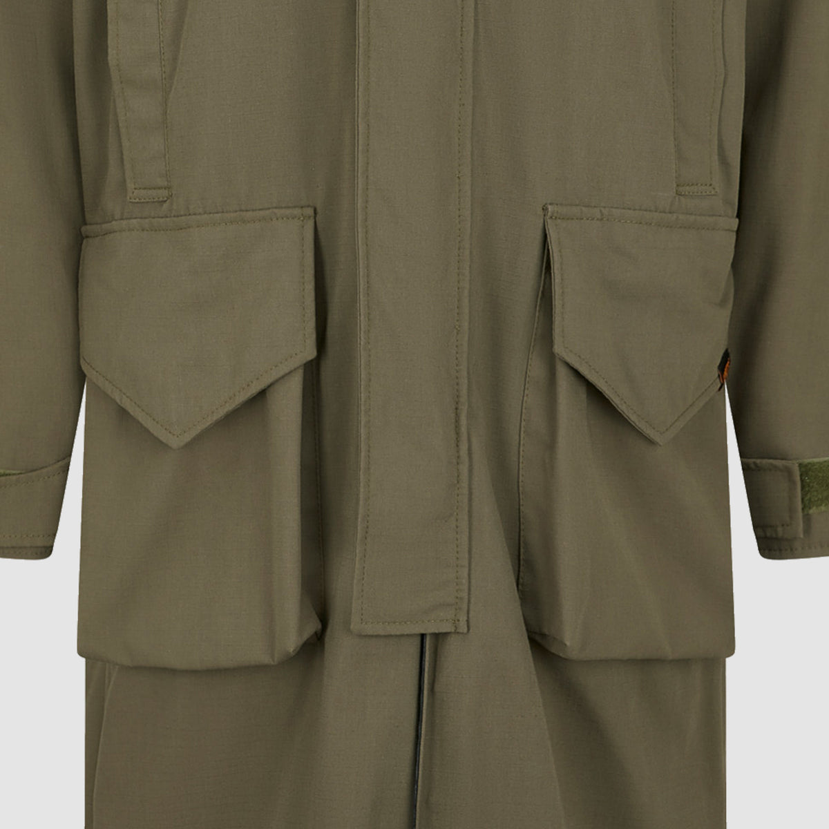 Unisex Stockmans Coat Olive Green