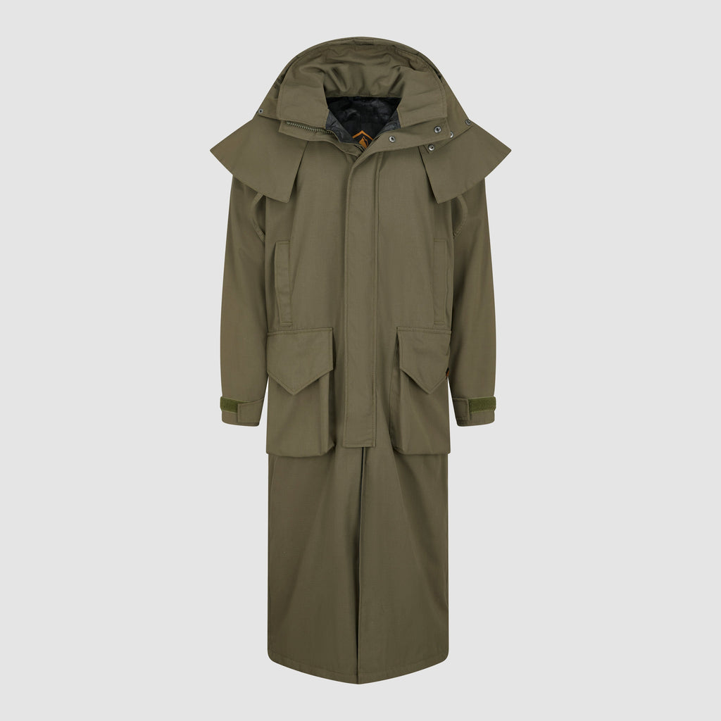 Unisex Stockmans Coat Olive Green