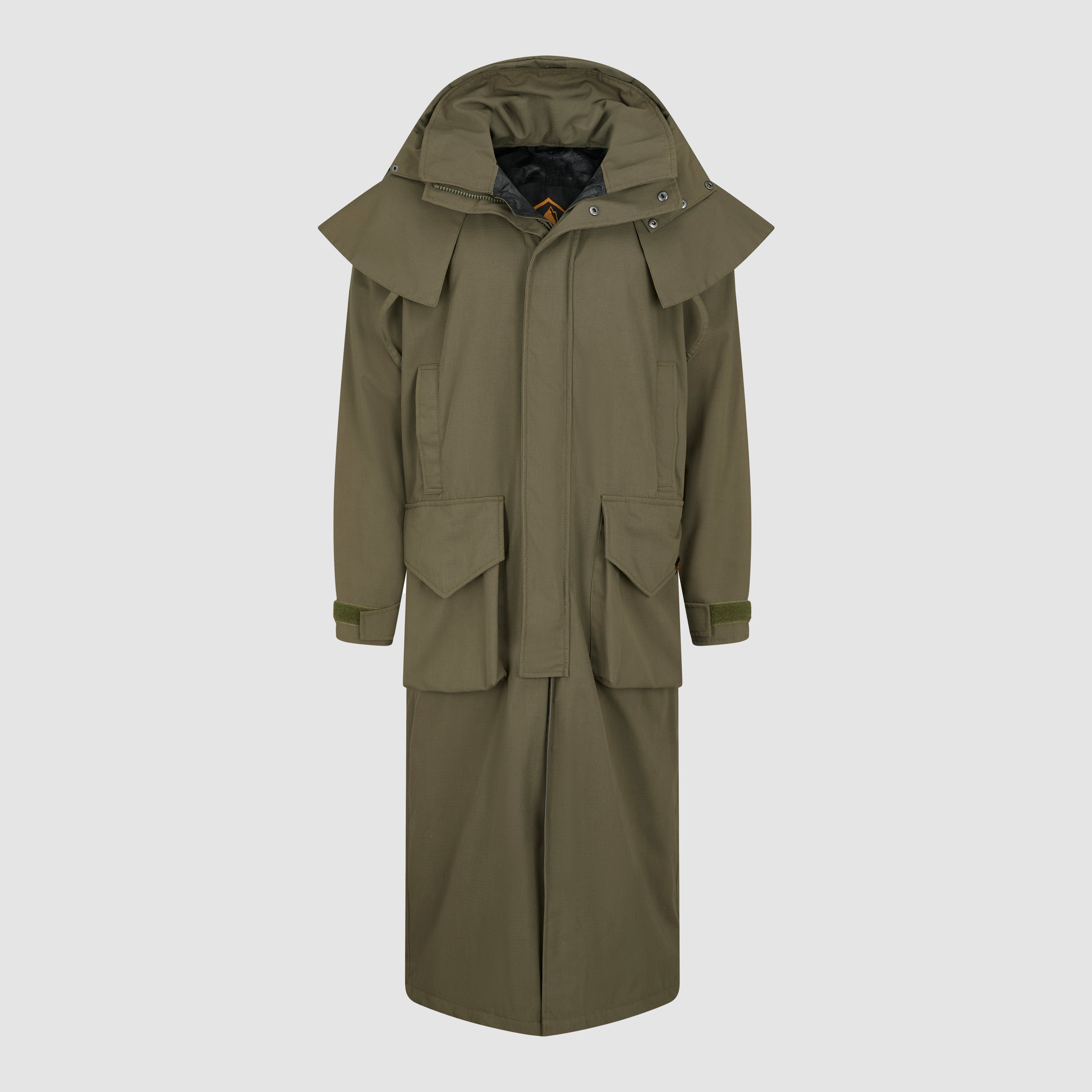 Unisex Stockmans Coat Olive Green