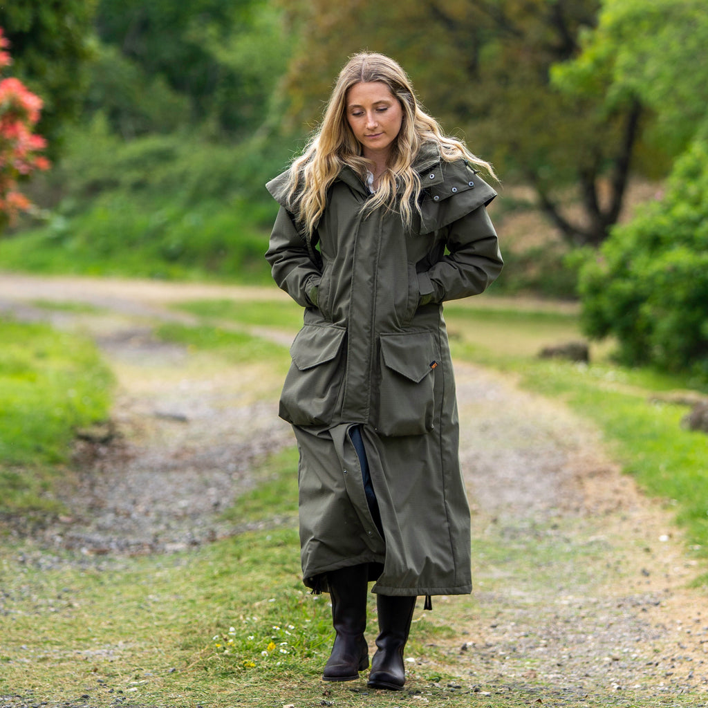 Unisex Stockmans Coat Olive Green