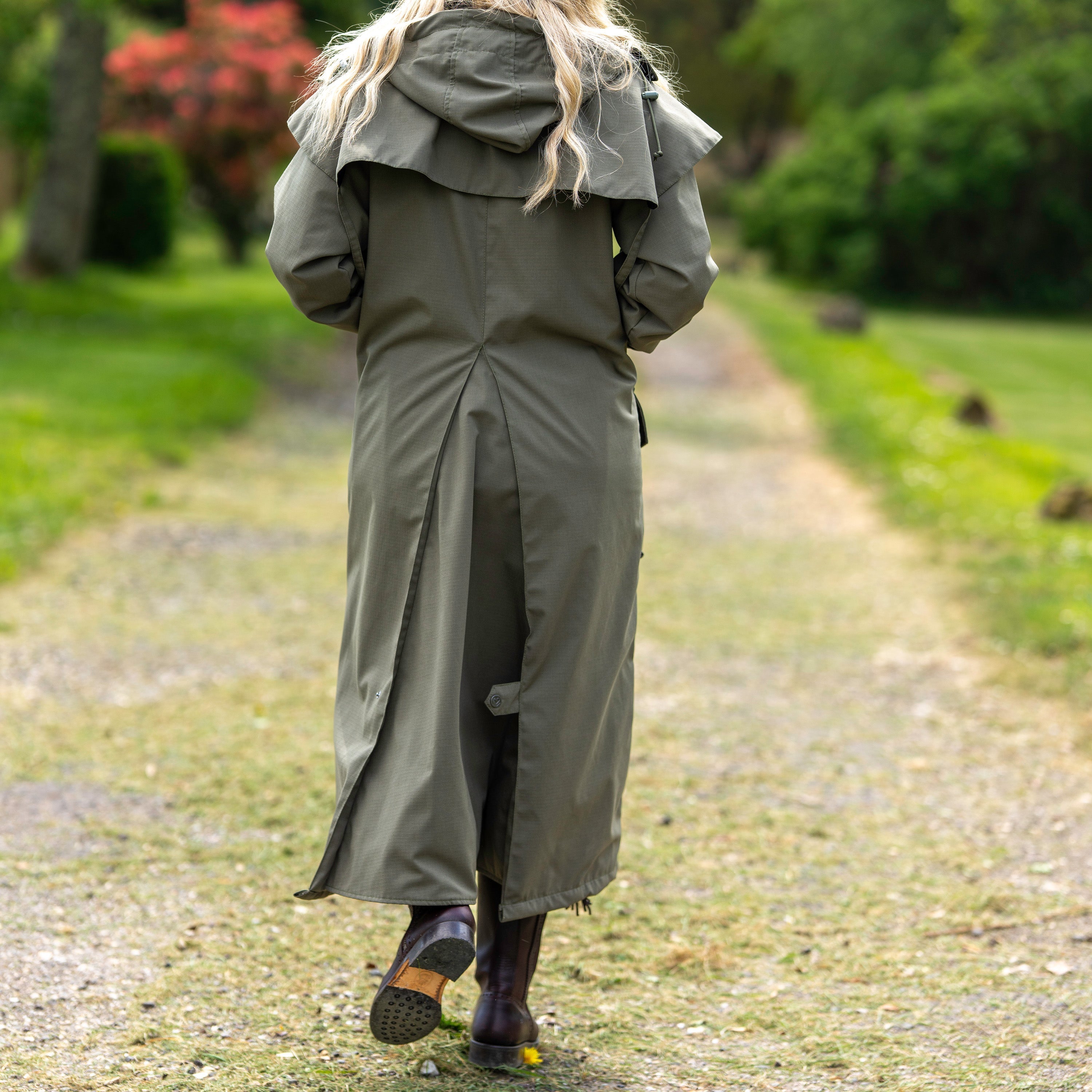 Unisex Stockmans Coat Olive Green