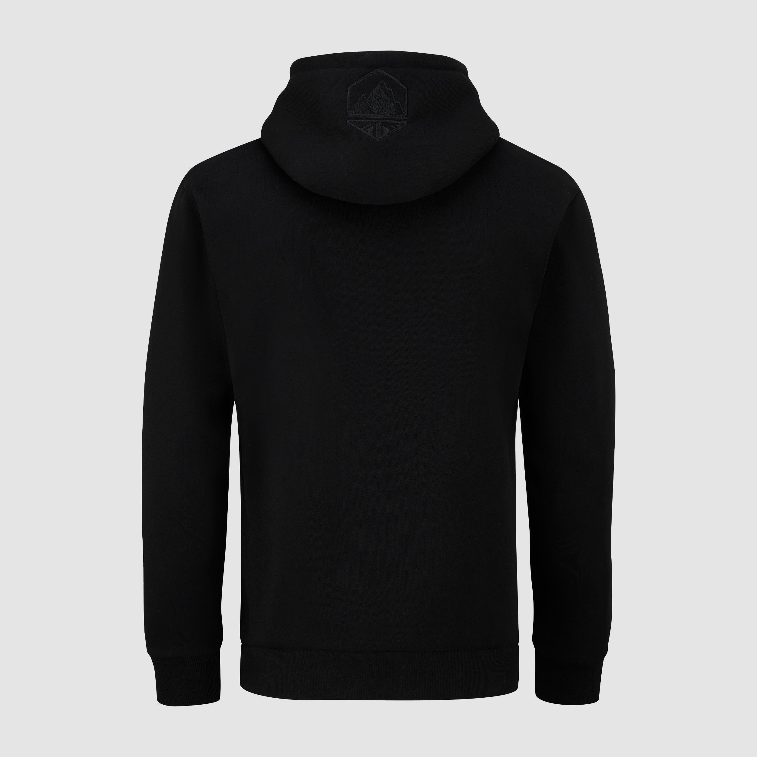 Terra Embroidered Hoodie Black