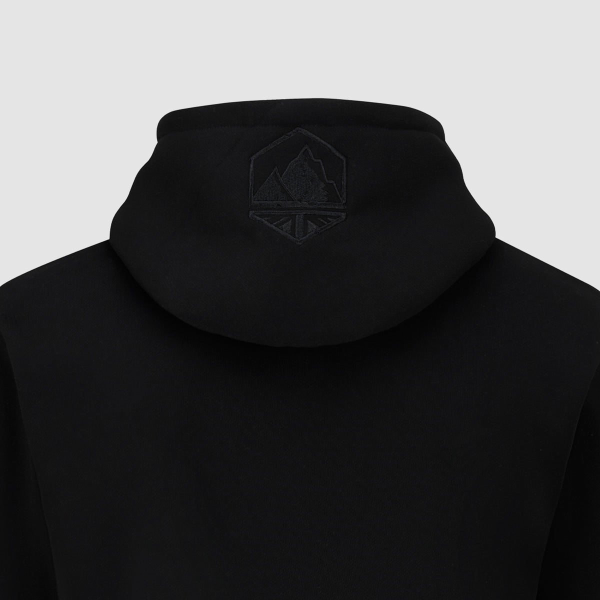 Terra Embroidered Hoodie Black