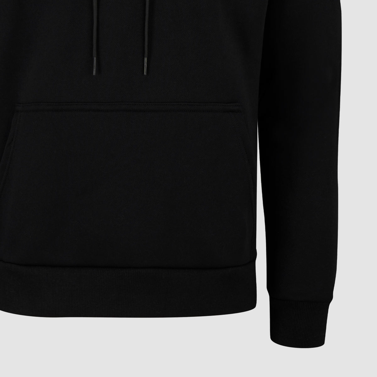 Terra Embroidered Hoodie Black