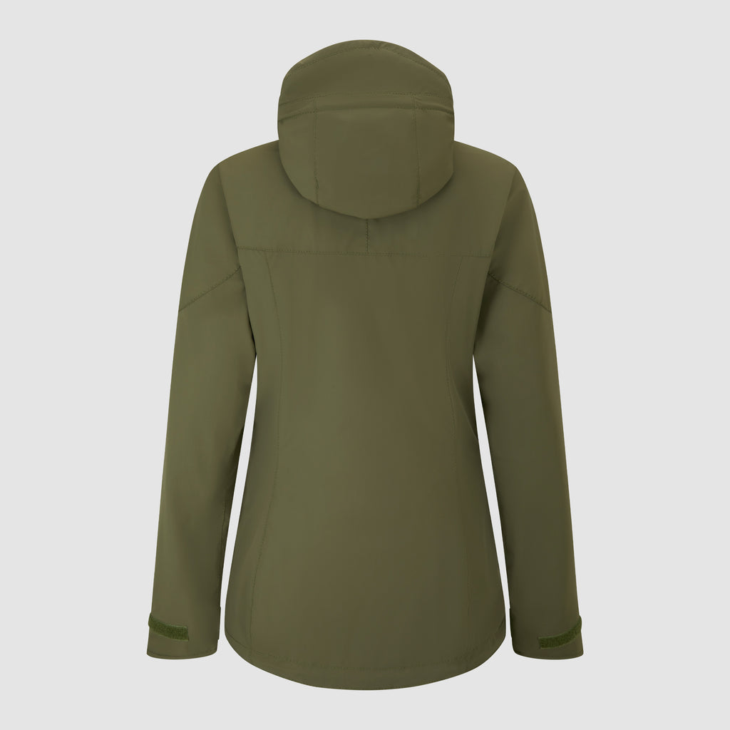 Womens Stowaway Jacket Olive Green