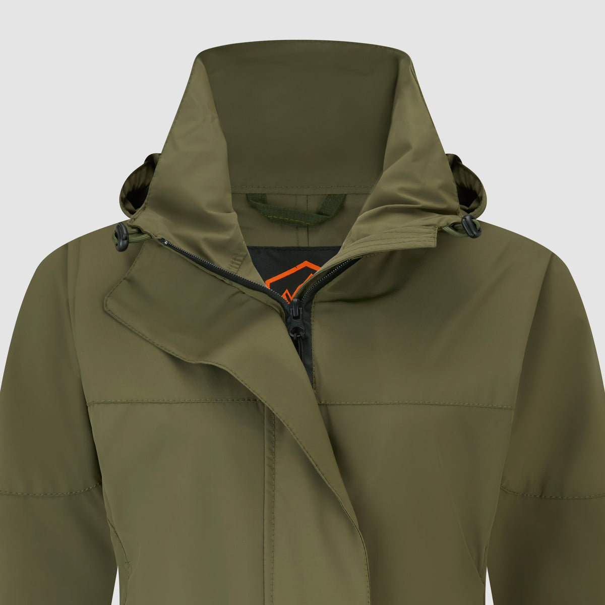 Womens Stowaway Jacket Olive Green