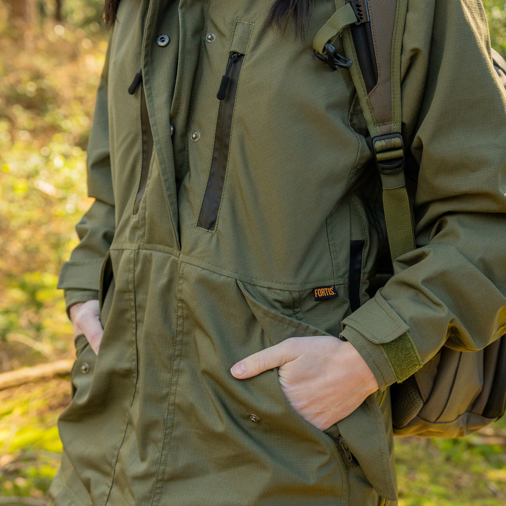 Womens Classic Field Smock Black