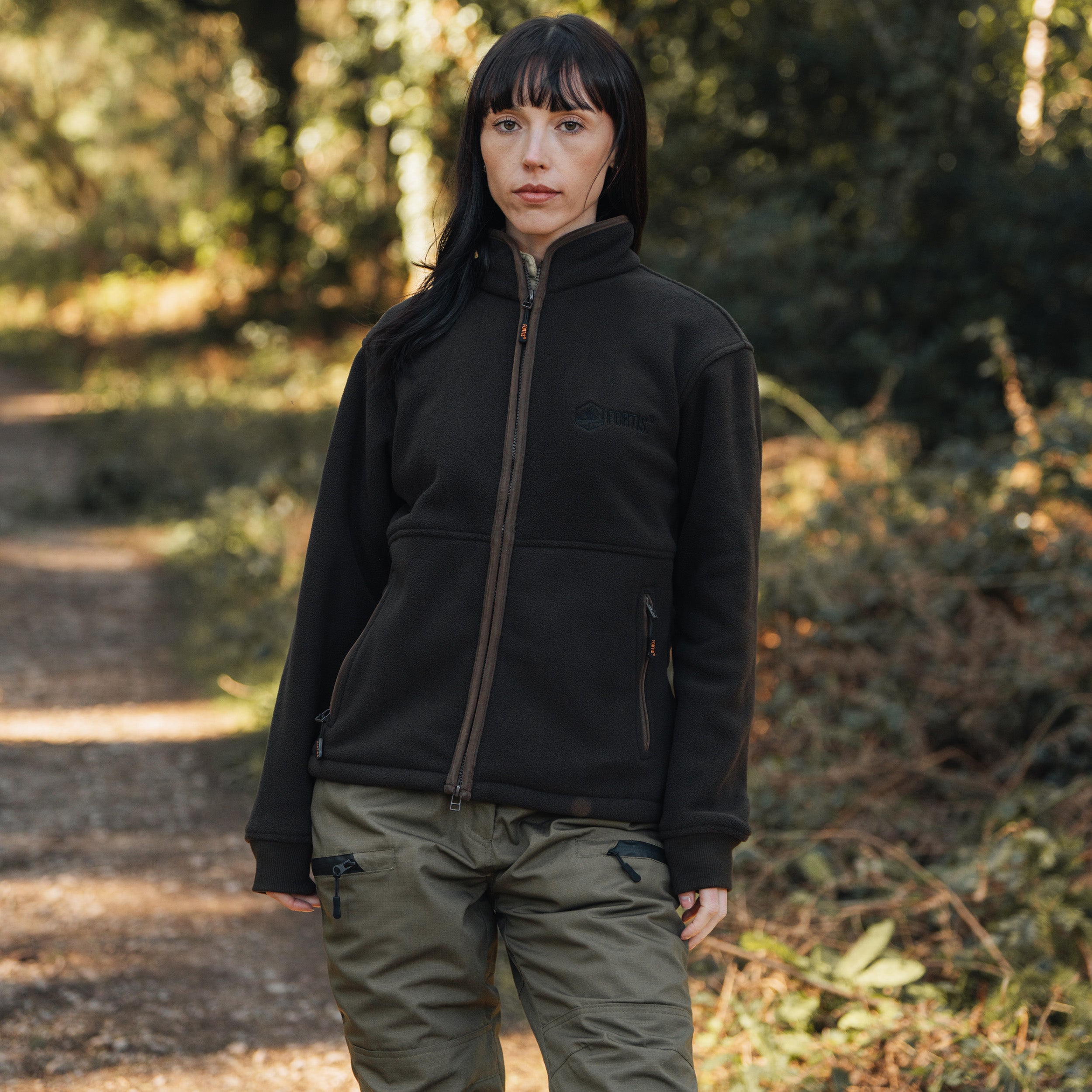 Womens Green Opus Fleece Jacket