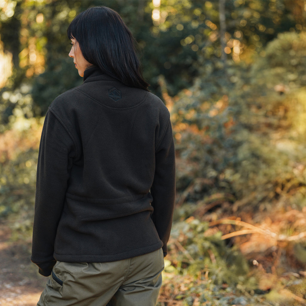 Womens Green Opus Fleece Jacket