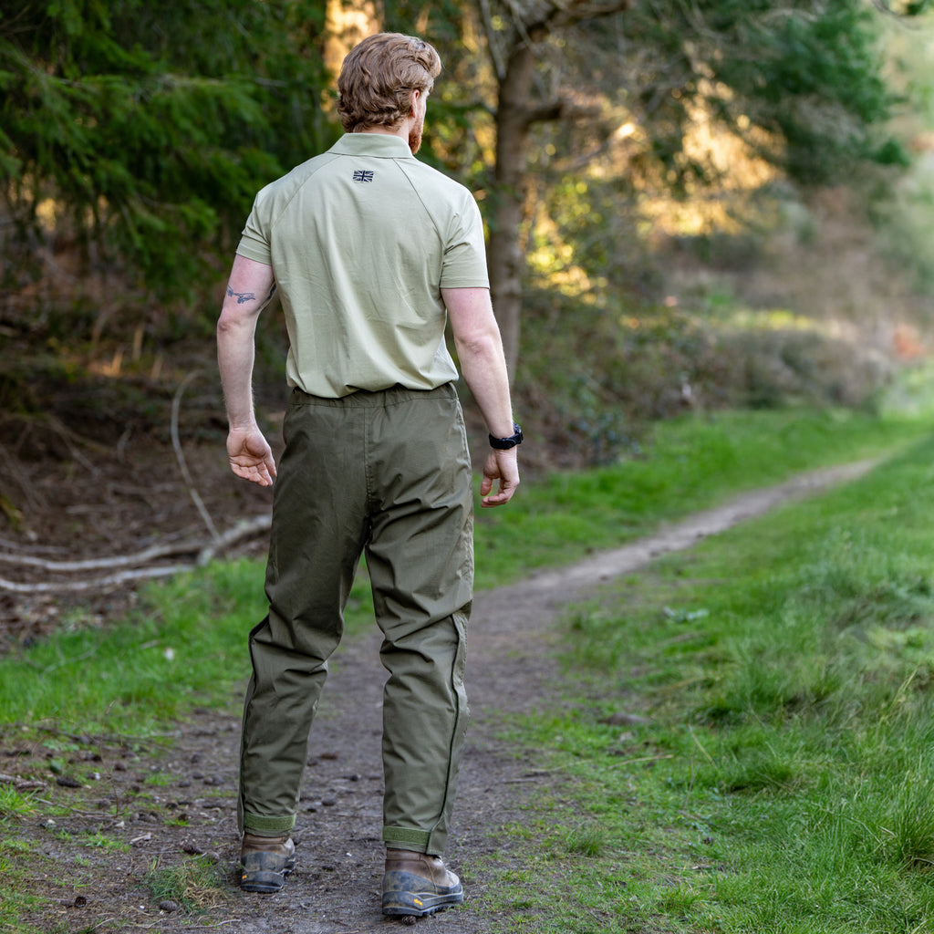 Mens Forester Over Trousers Black