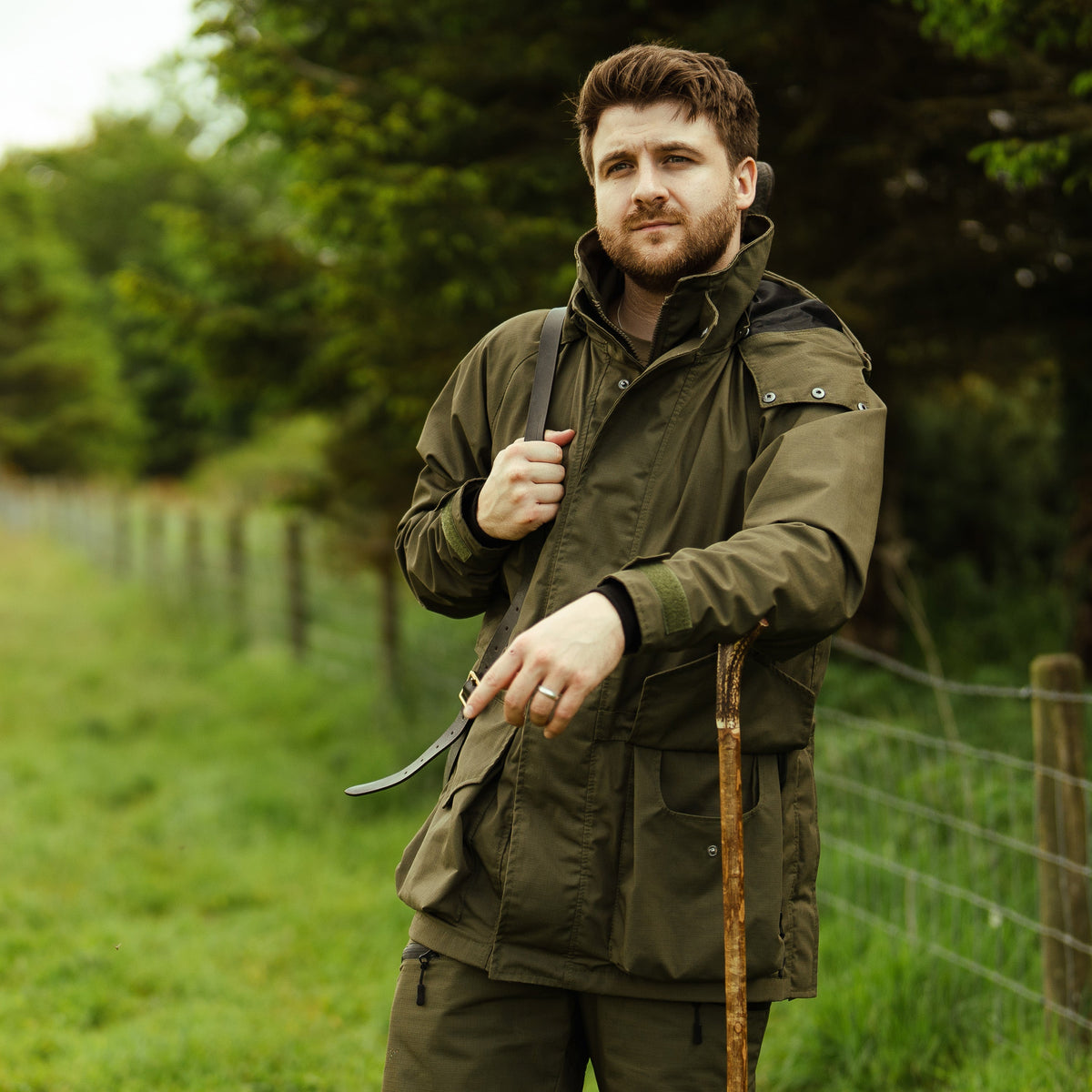 Fortis Mens Forester Coat Olive Green