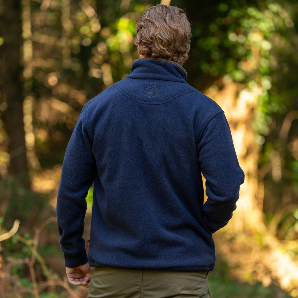 Mens Navy Opus Fleece Jacket