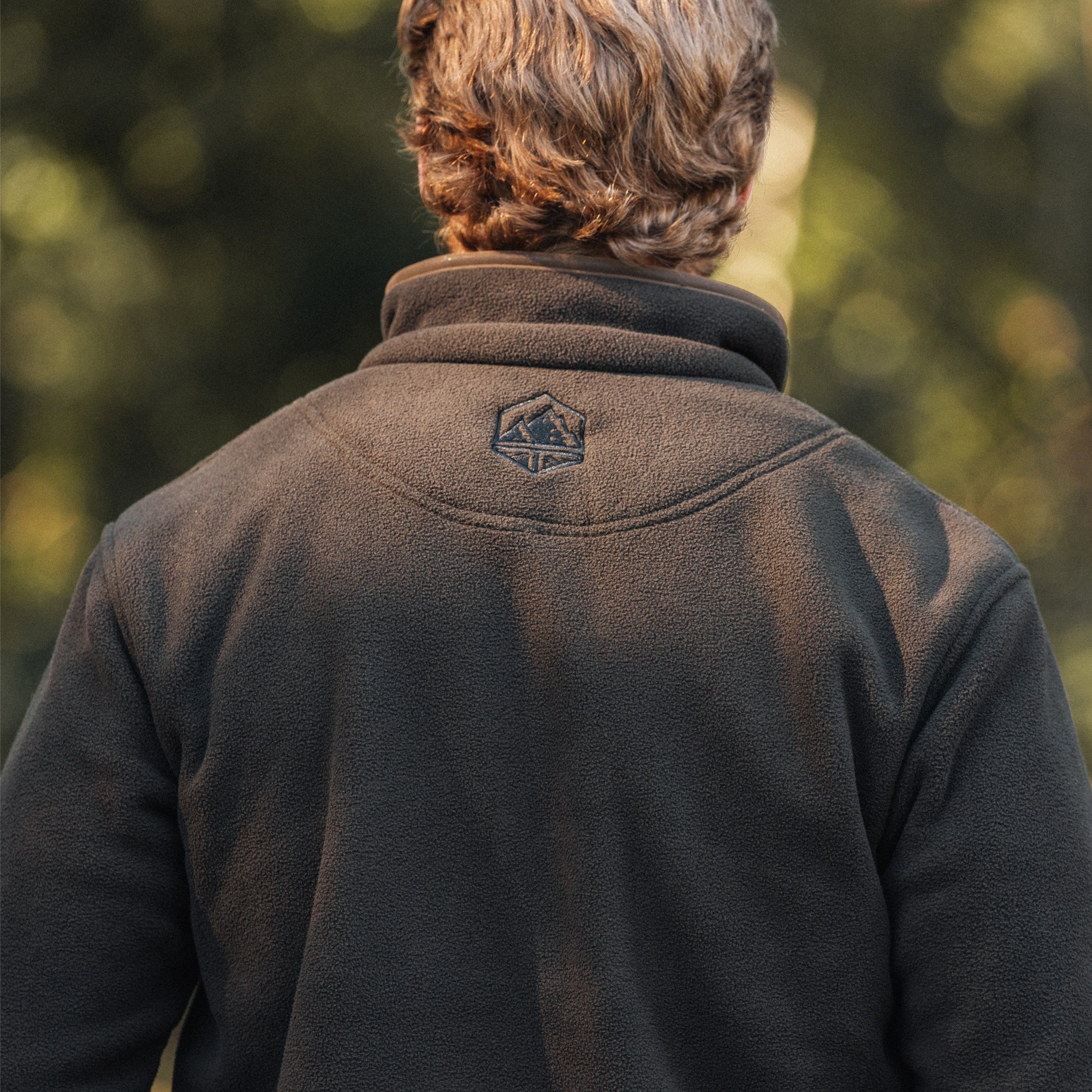 Mens Green Opus Fleece Jacket