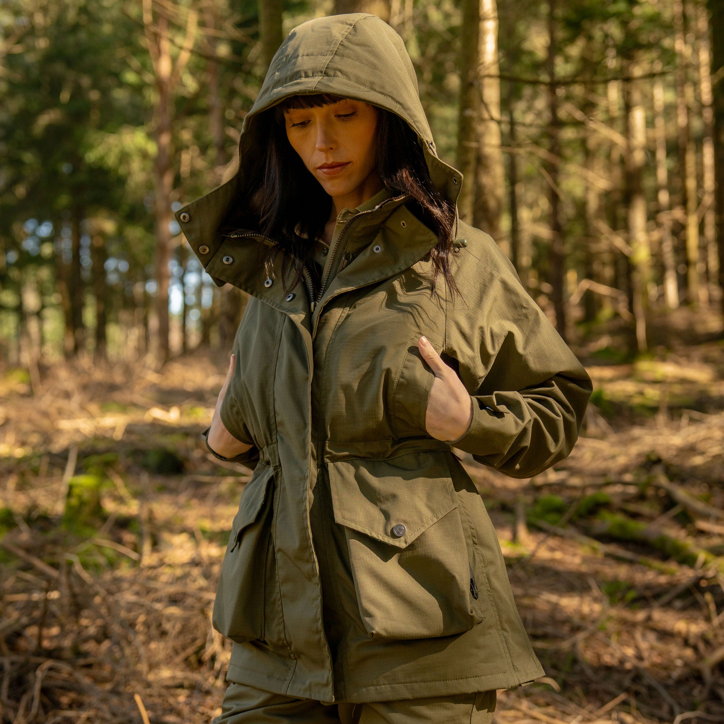 Womens Highland Coat Coyote